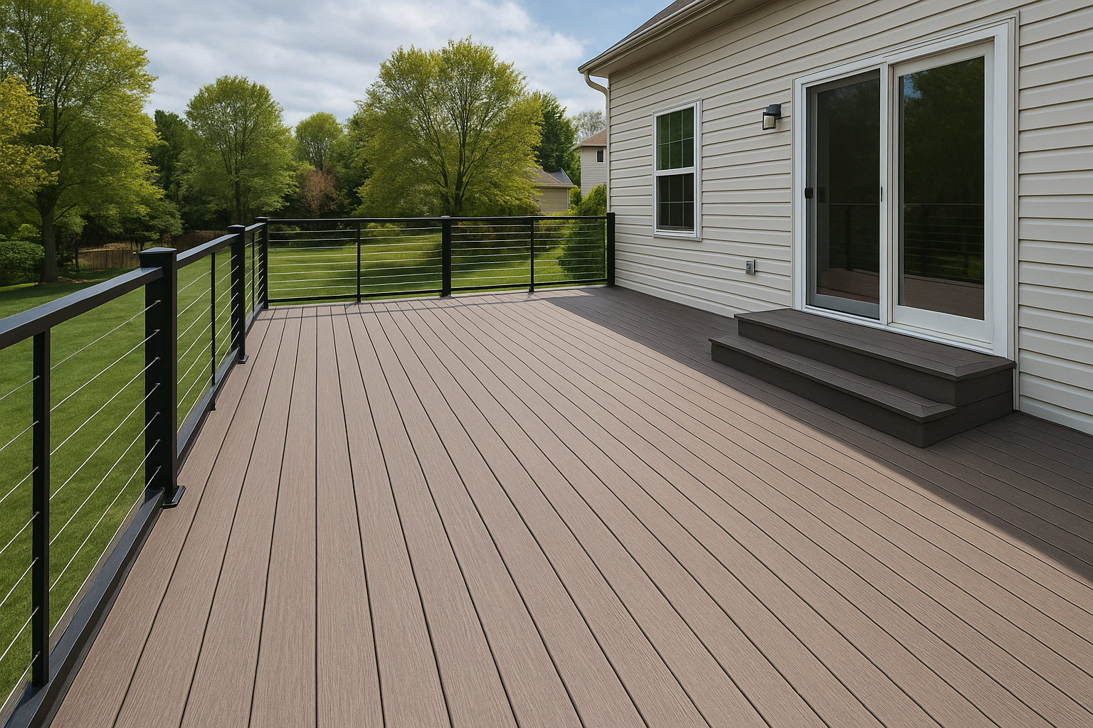 Composite deck builder Chester County PA — Trex and composite decking installation