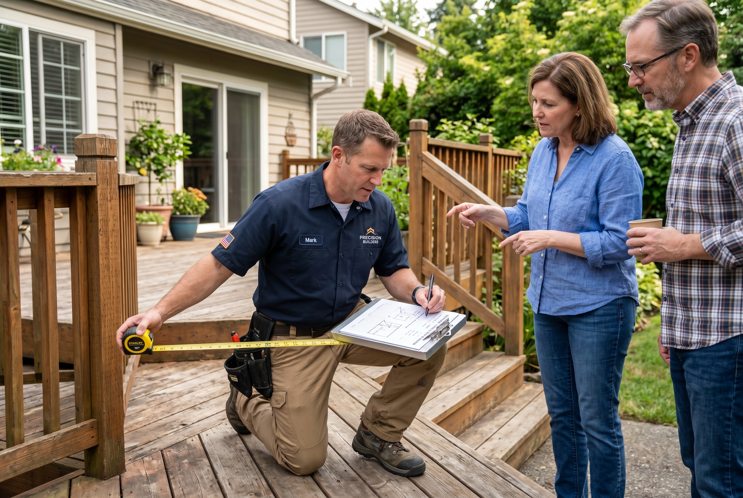 Free deck estimate Chester County PA — on-site deck cost estimate and quote
