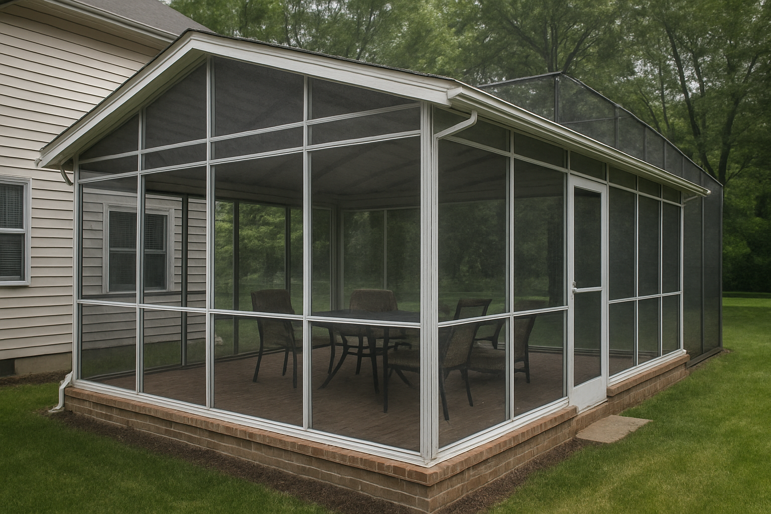 Screened-in deck and porch builder Chester County PA — screened porch construction